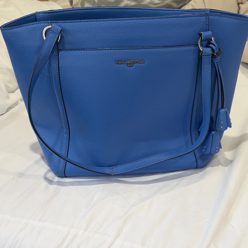 Karl Lagerfeld Vibrant Blue Tote